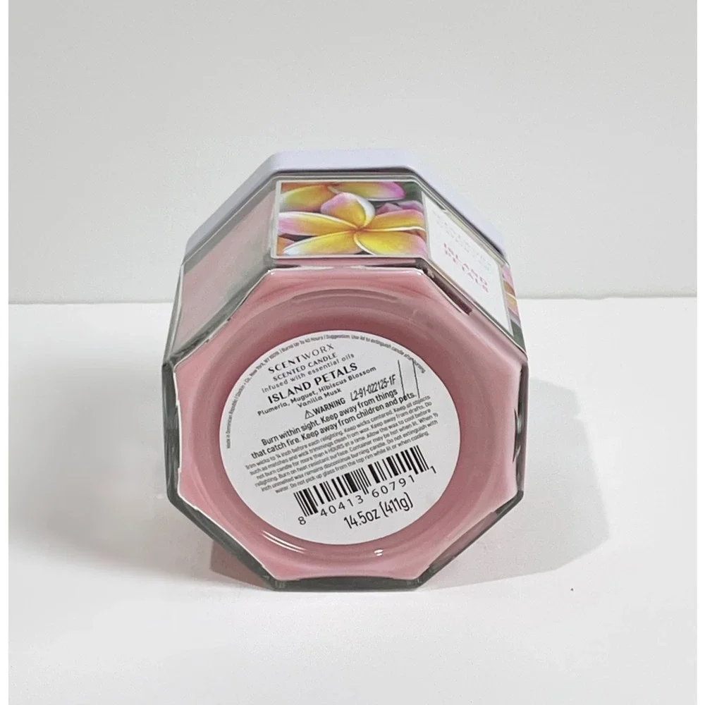 ScentWorx by Slatkin & Co. 3 Wick Jar Candle 14.5 oz - Island Petals